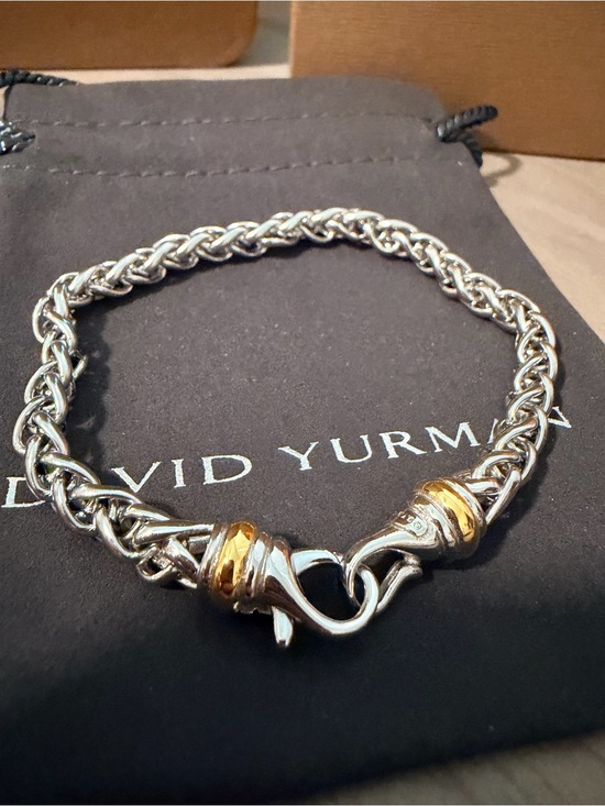 David Yurman Other - David Yurman Two-Tone Mens Bracelet in Silver and Gold